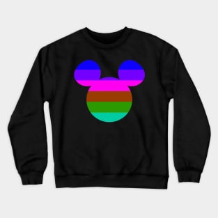 Gay Pride Mickey Mouse Crewneck Sweatshirt